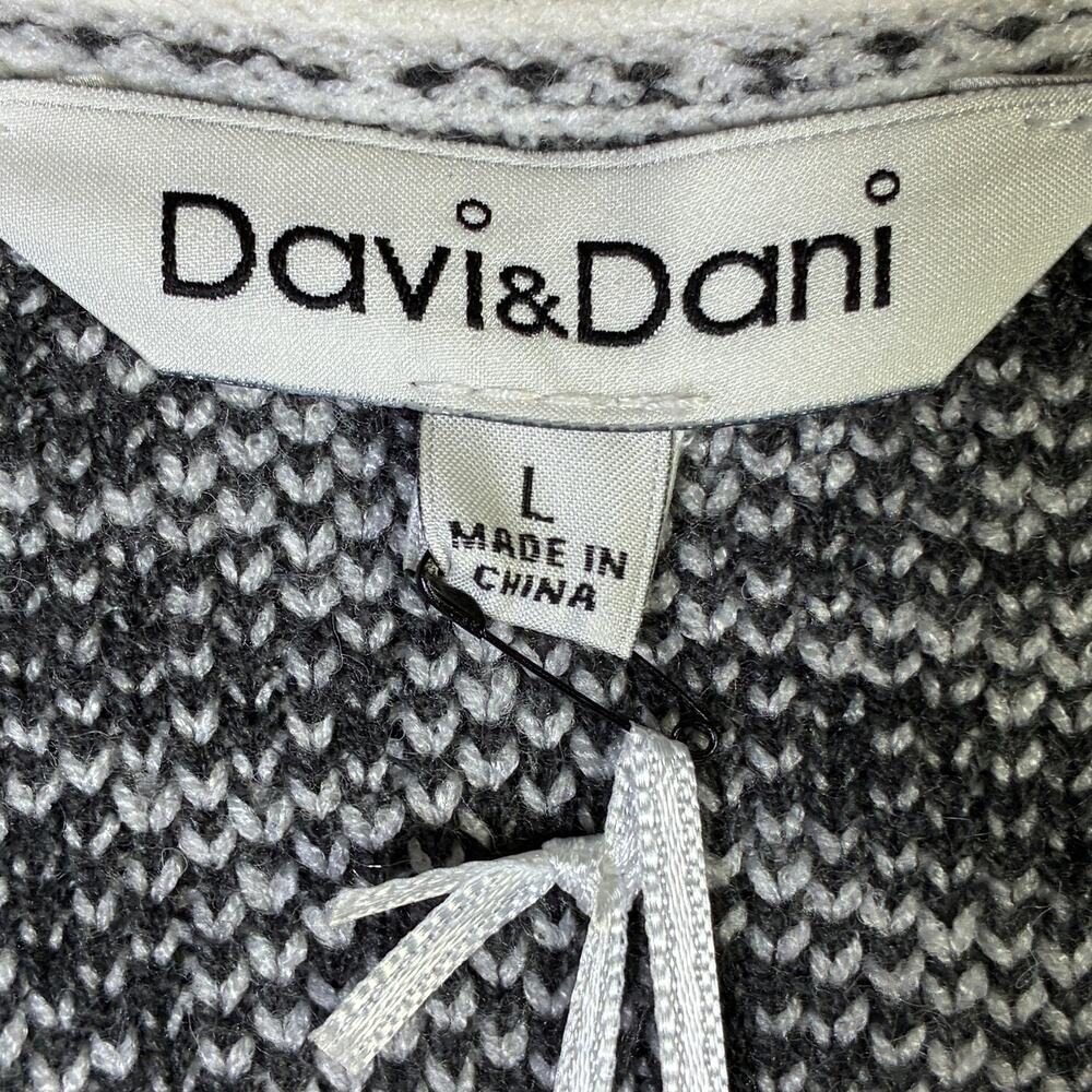 Davi & Dani Leopard Colorblock Knit Sweater Women… - image 6